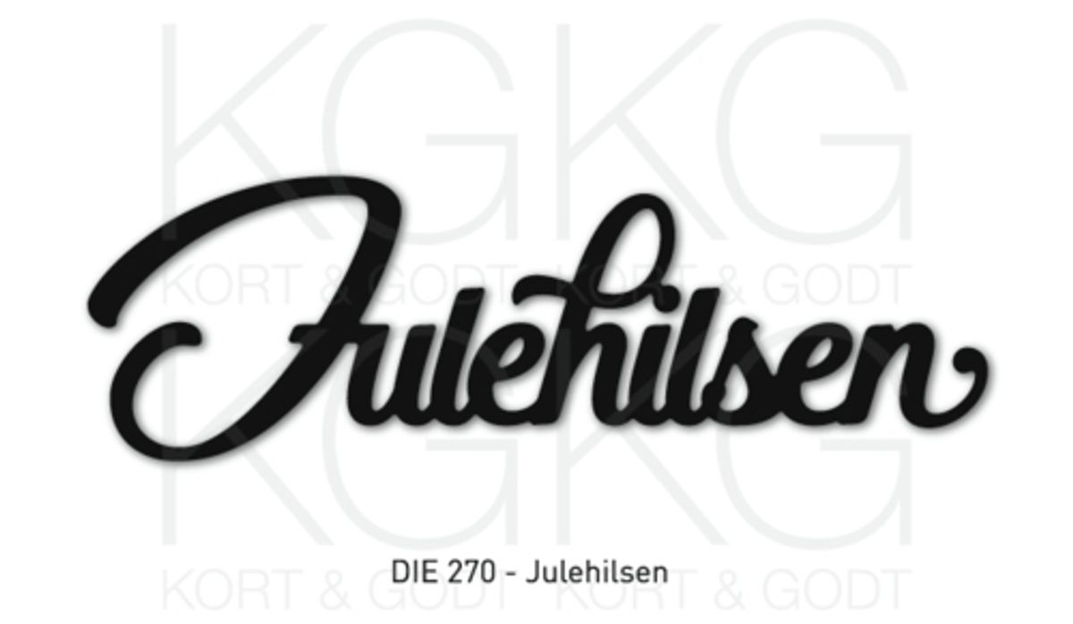 Kort og Godt Die 270 - Julehilsen