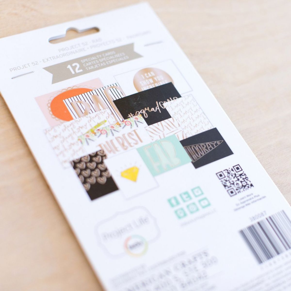 Project Life Project 52 Rad Speciality Cards
