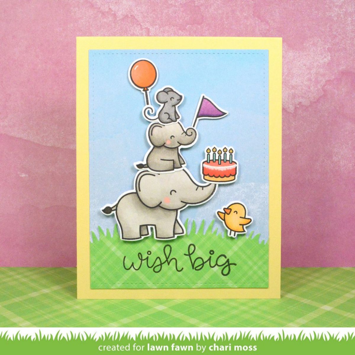 Lawn Fawn Elphie Selfie Stamp Set