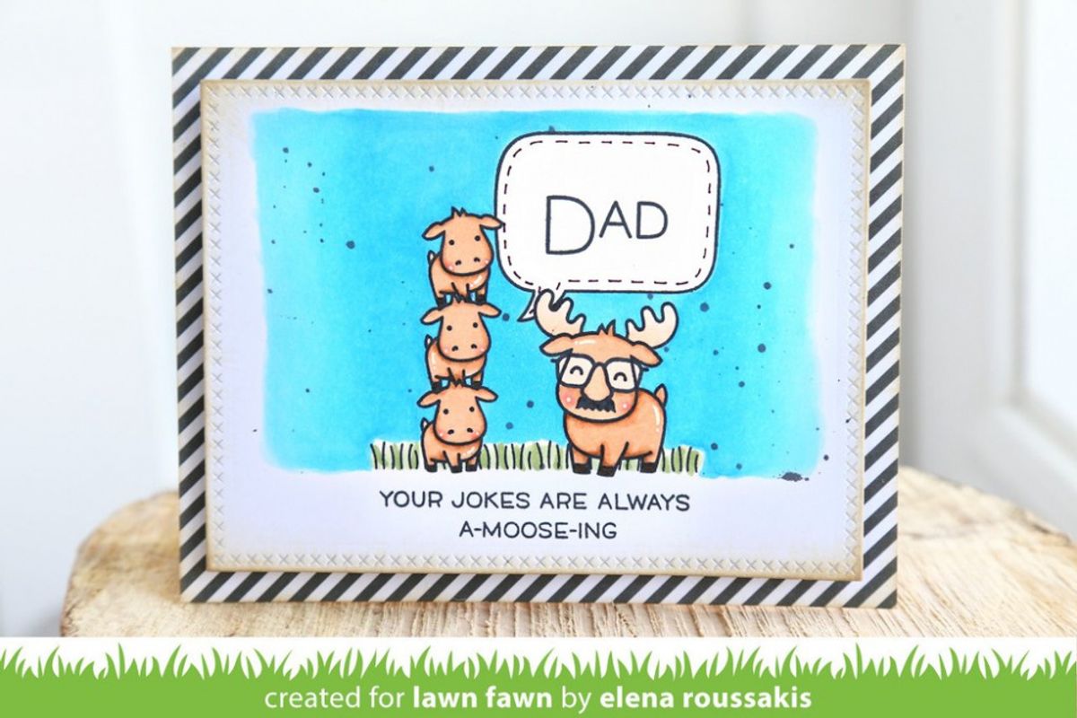 Lawn Fawn Dad + Me Stamp Set