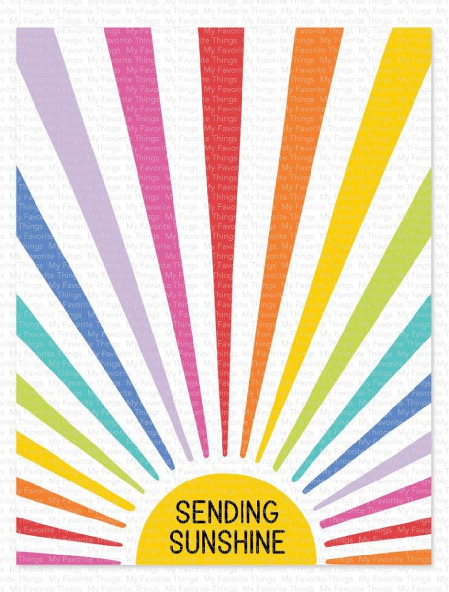 MFT Sunny Rays stencil