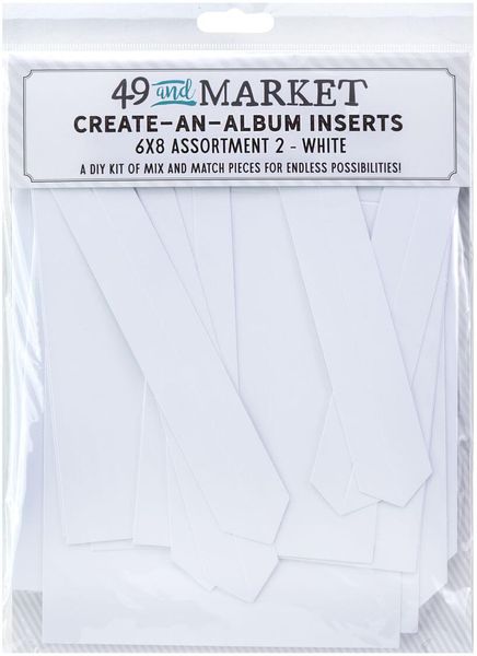 Hovedbilde Create-an-Album Inserts Assortment 2 - White