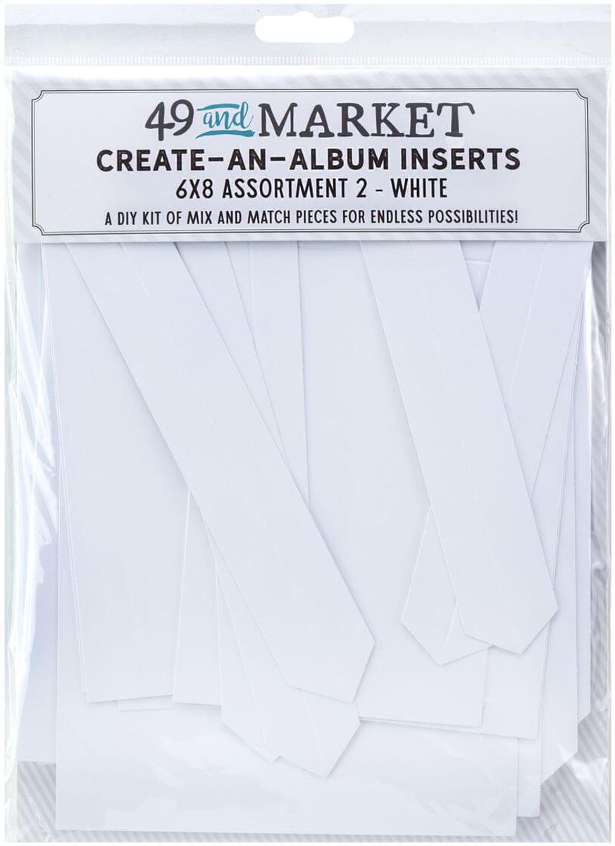 Create-an-Album Inserts Assortment 2 - White