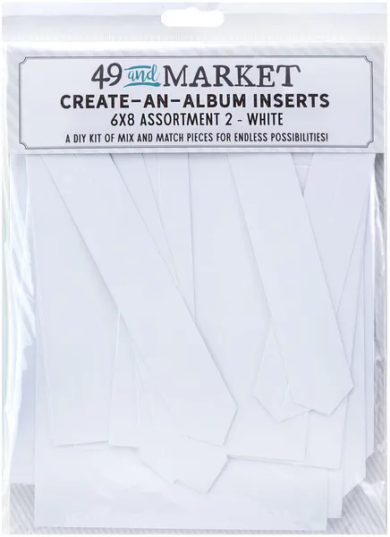 Hovedbilde Create-an-Album Inserts Assortment 2 - White