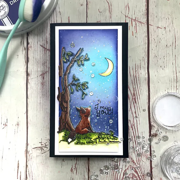 Hovedbilde 3C/ Anita Jeram - A Fox's Life stamp and die set
