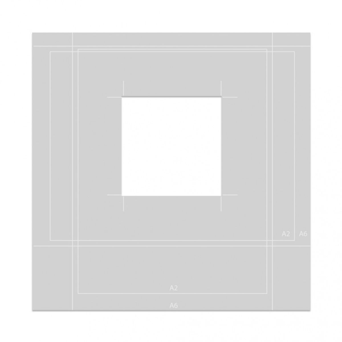 Hero Arts Alignment Tool A2&A6 Stencil