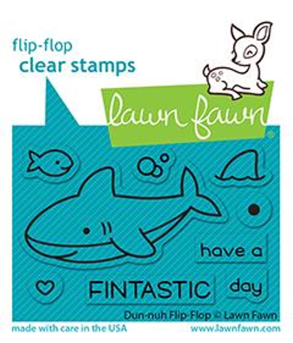 Lawn Fawn Duh-Nuh Flip-Flop Stamp Set