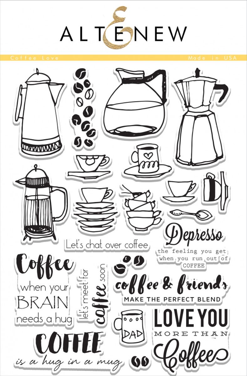 Altenew Coffee Love Die Set