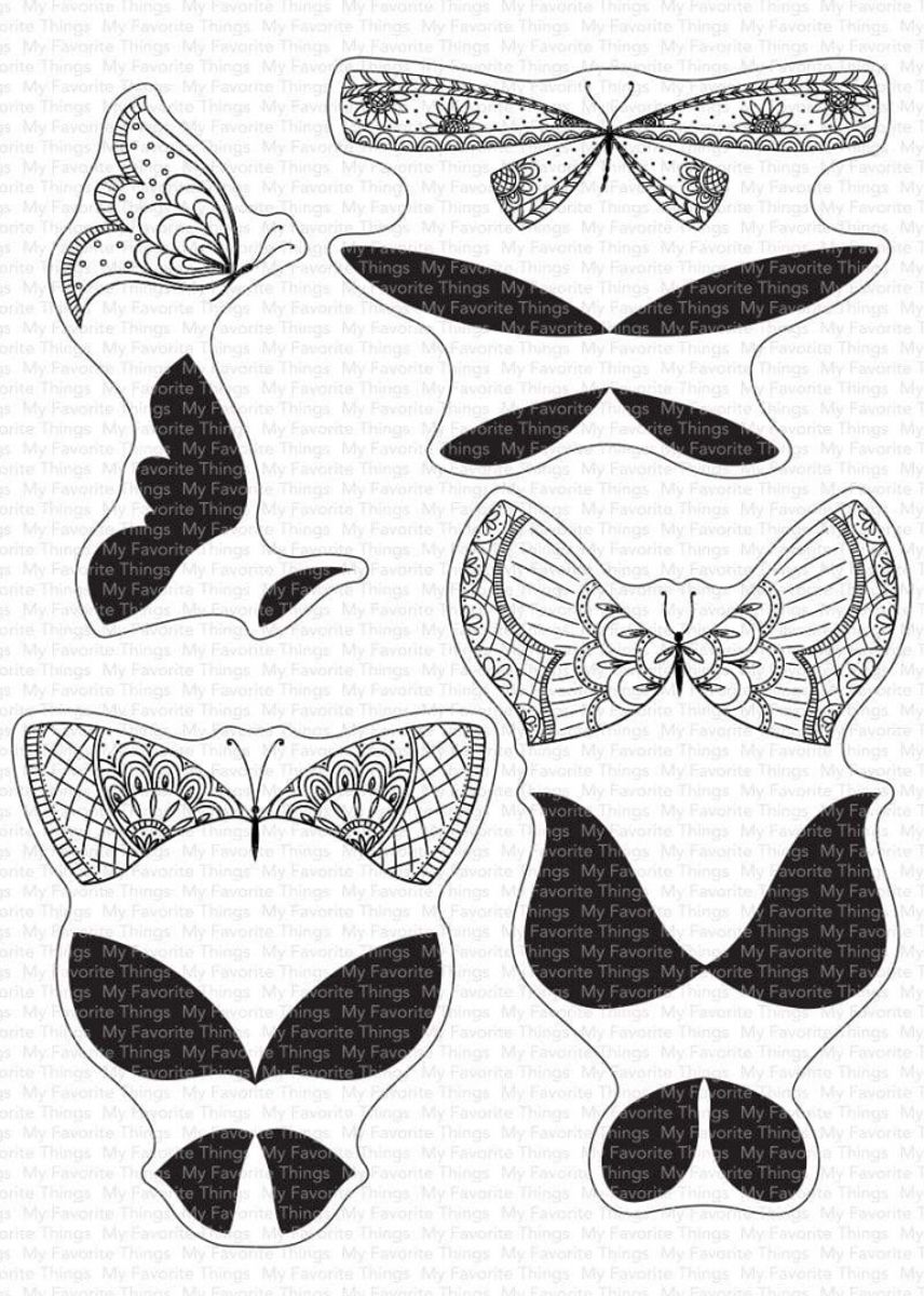 MFT More Brilliant Butterflies dies