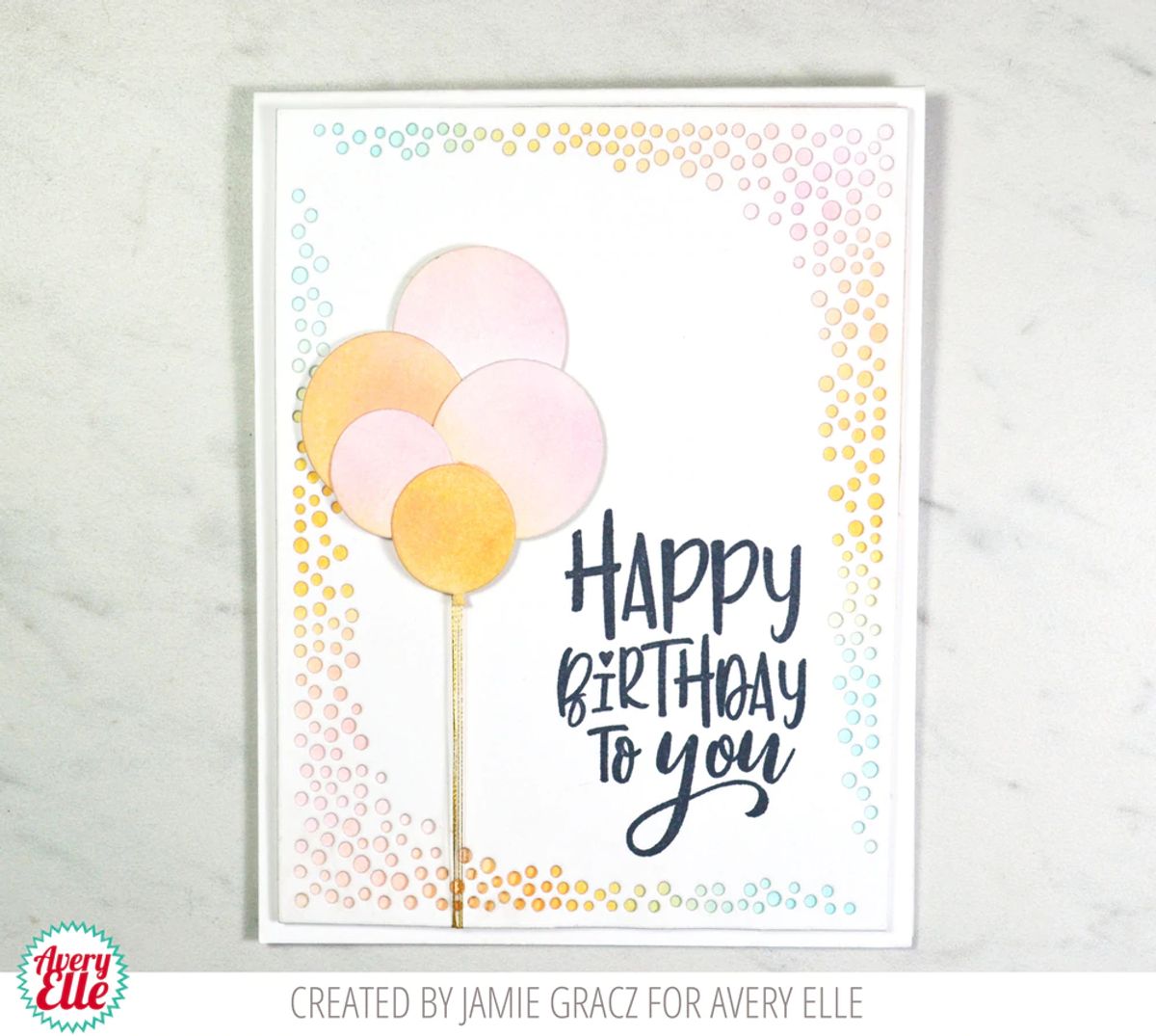 Avery Elle Confetti Mat Die