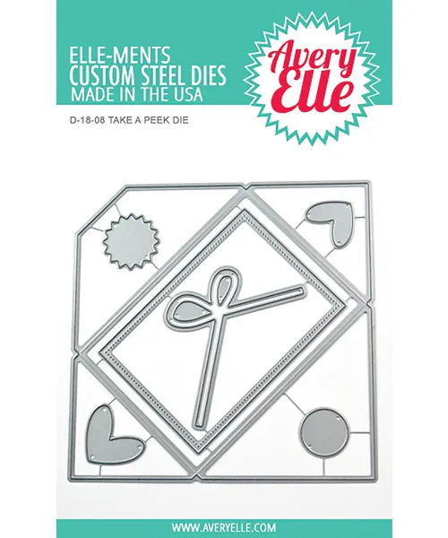 Hovedbilde Avery Elle Take A Peek Clear Stamps
