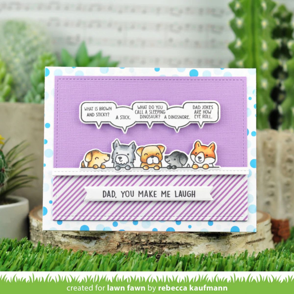Lawn Fawn Dad Jokes Stamp Set