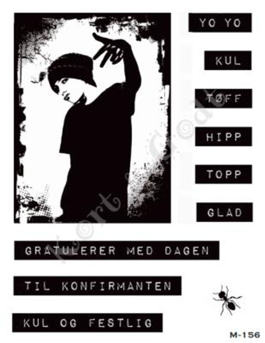 Kort og Godt Stempel M-156