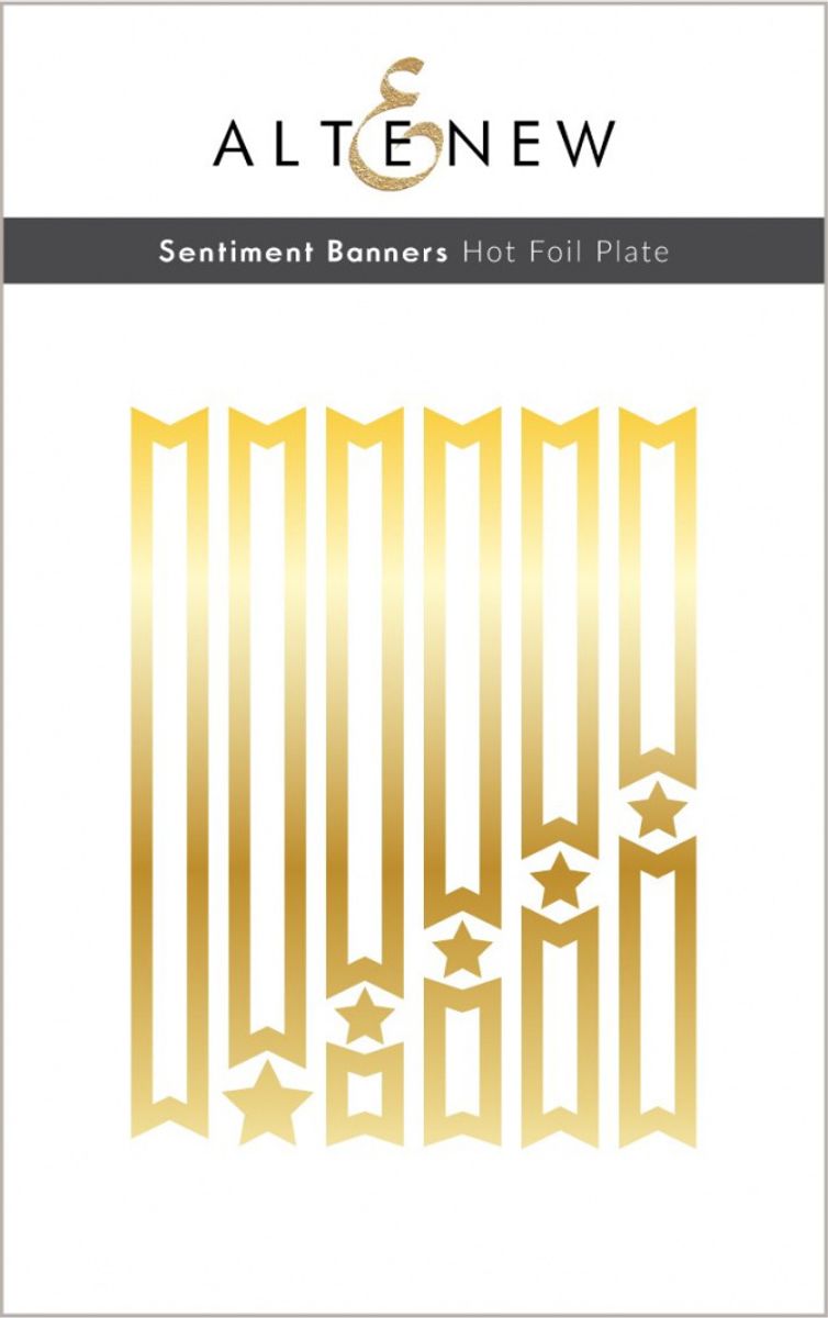 Altenew Sentiment Banners Hot Foil Plate