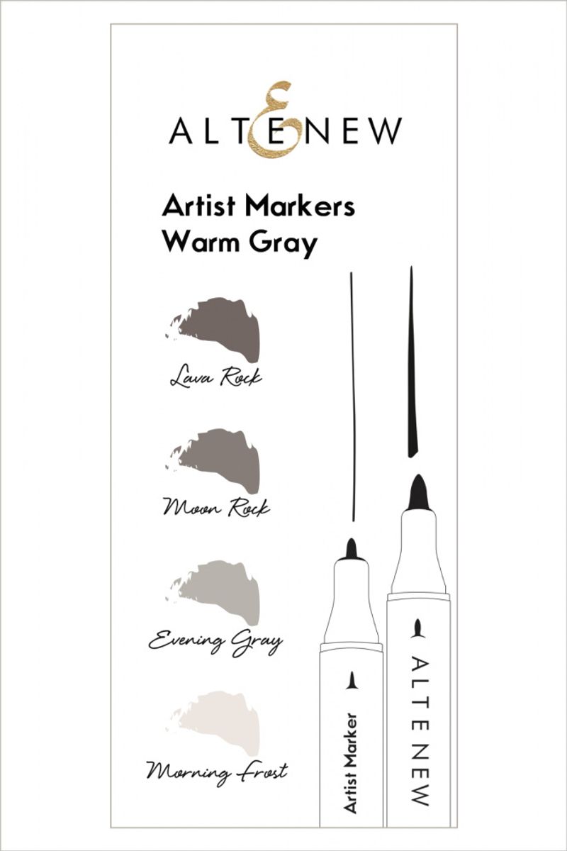 Altenew Artist Markers Warm Gray Set