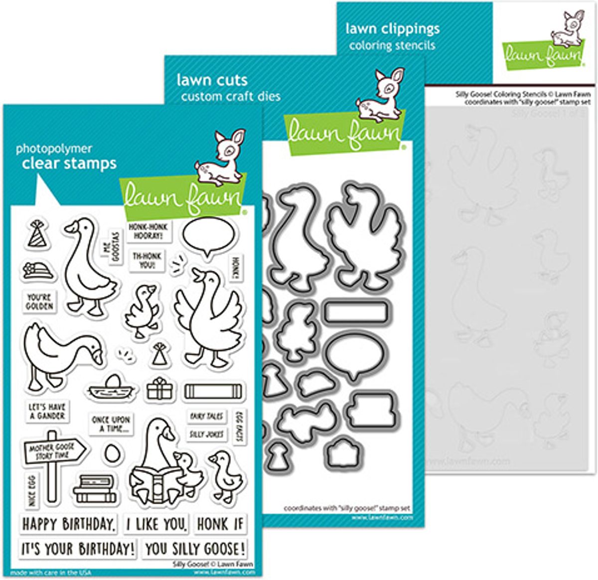 Lawn Fawn Silly Goose! Bundle