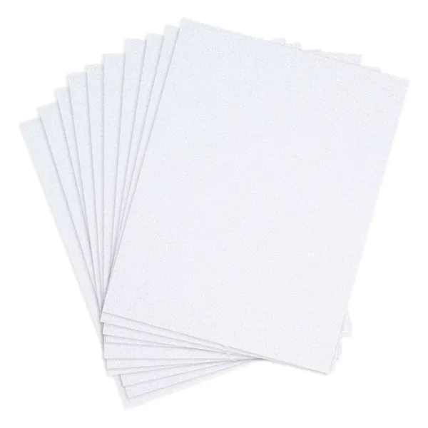 Hovedbilde Spellbinders Glitter Foam Sheets - White