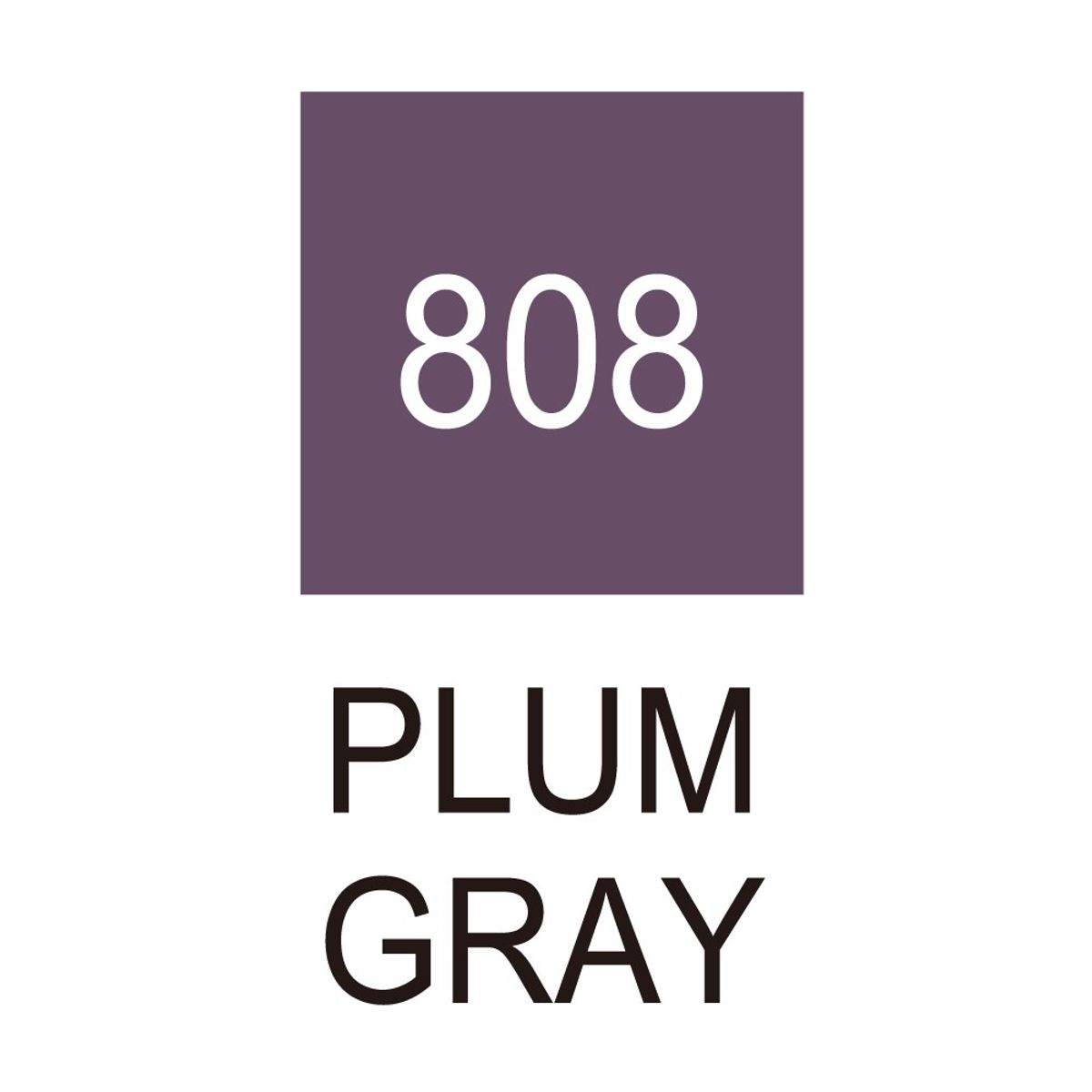 Zig Clean Color Real Brush 808 Plum Gray