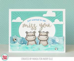 Bilde av Avery Elle Peek-A-Boo Pals Clear Stamps
