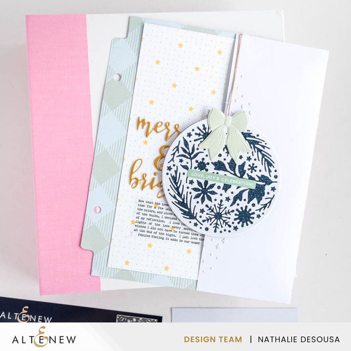 Altenew Zero-Waste: Ornamental Winter Pattern Die Set