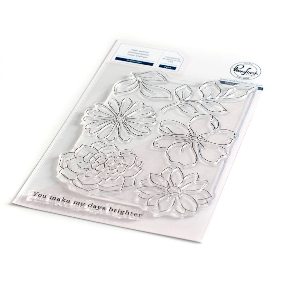Pinkfresh Studio Brighter Days hot foil plate