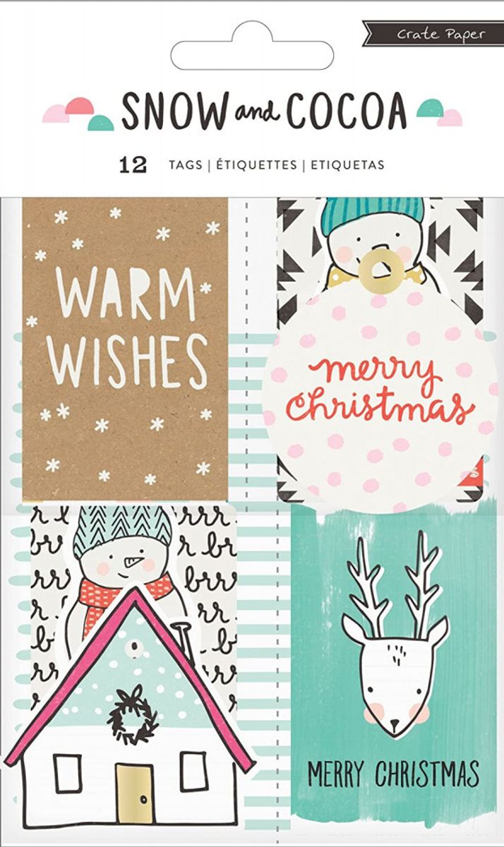 Crate Paper Snow And Cocoa Tags
