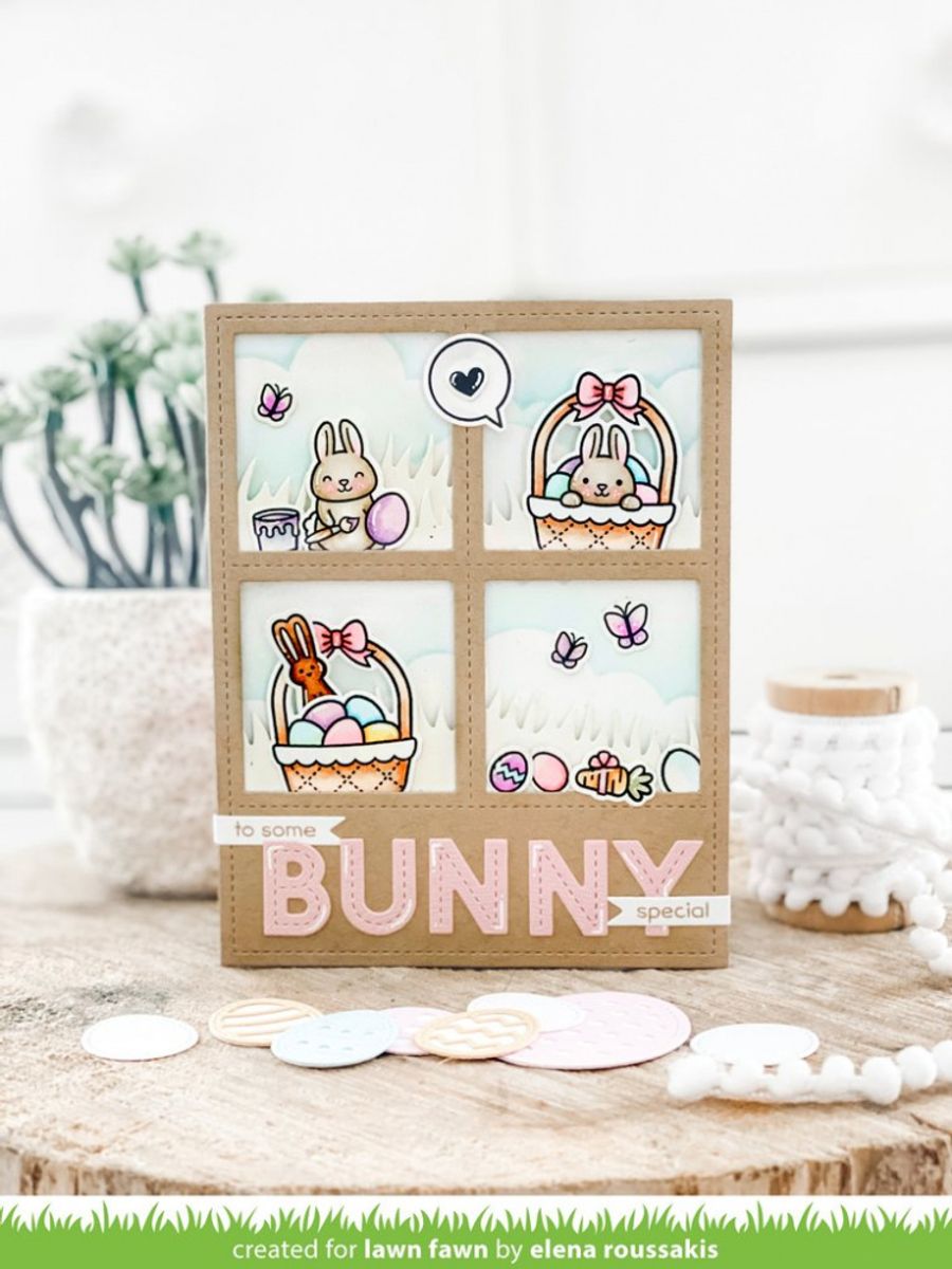 Lawn Fawn Easter Before 'n Afters Stamp Set