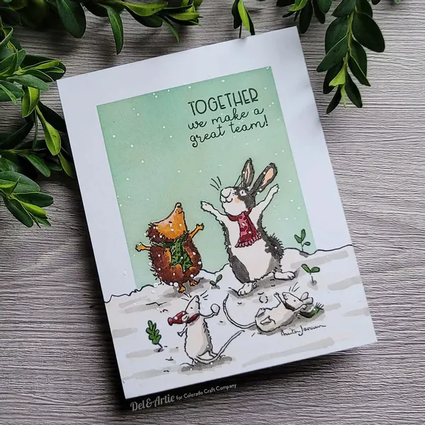Hovedbilde 3C/ Anita Jeram Get Together stamp and die set