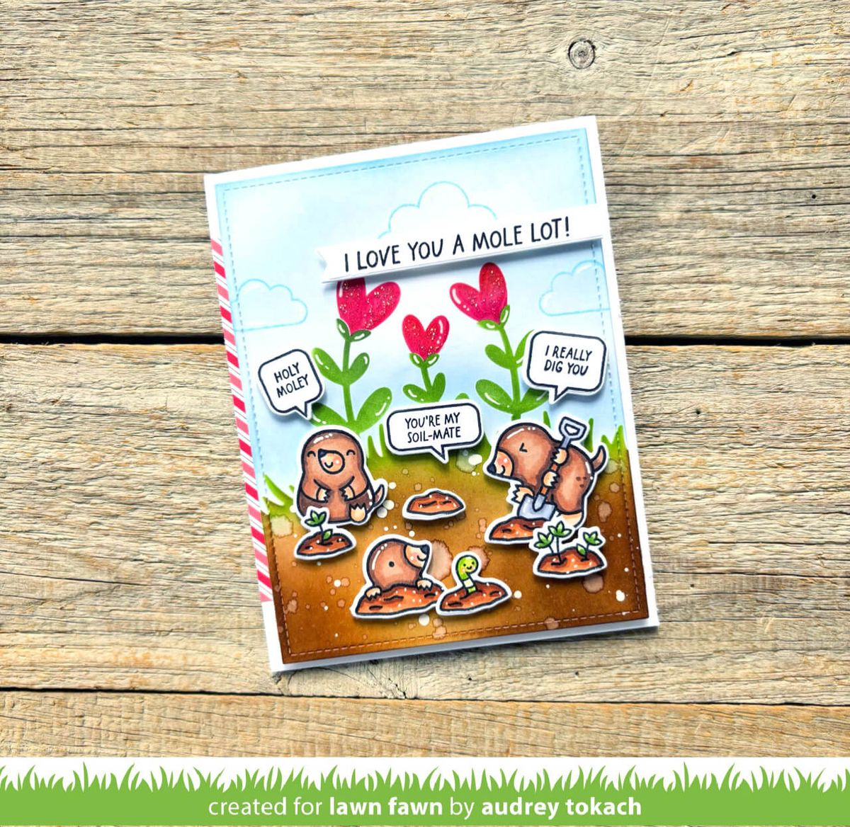 Lawn Fawn A Mole Lot of Love Add-On Bundle