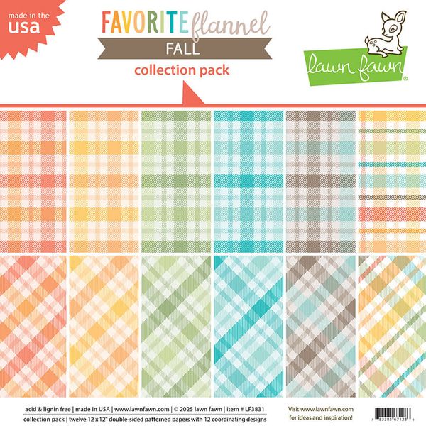 Hovedbilde Lawn Fawn Favorite Flannel Fall Collection Pack