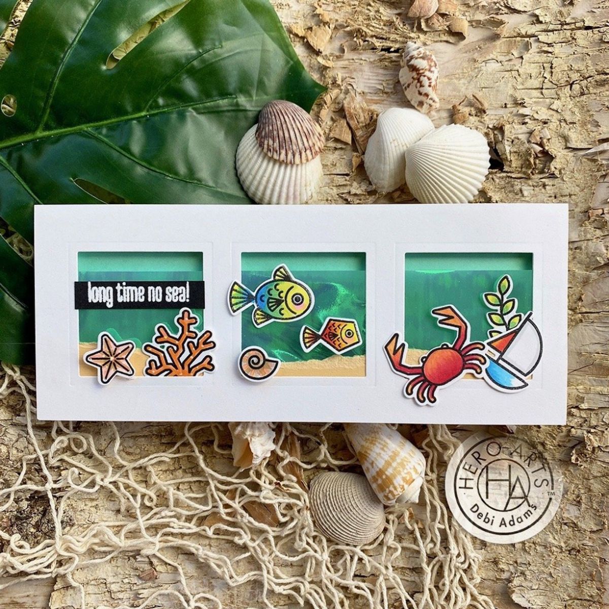 Hero Arts Graphic Reef Stamp and Die Set