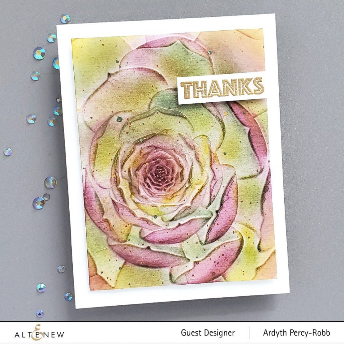 Altenew Mega Succulent 3D Embossing Folder