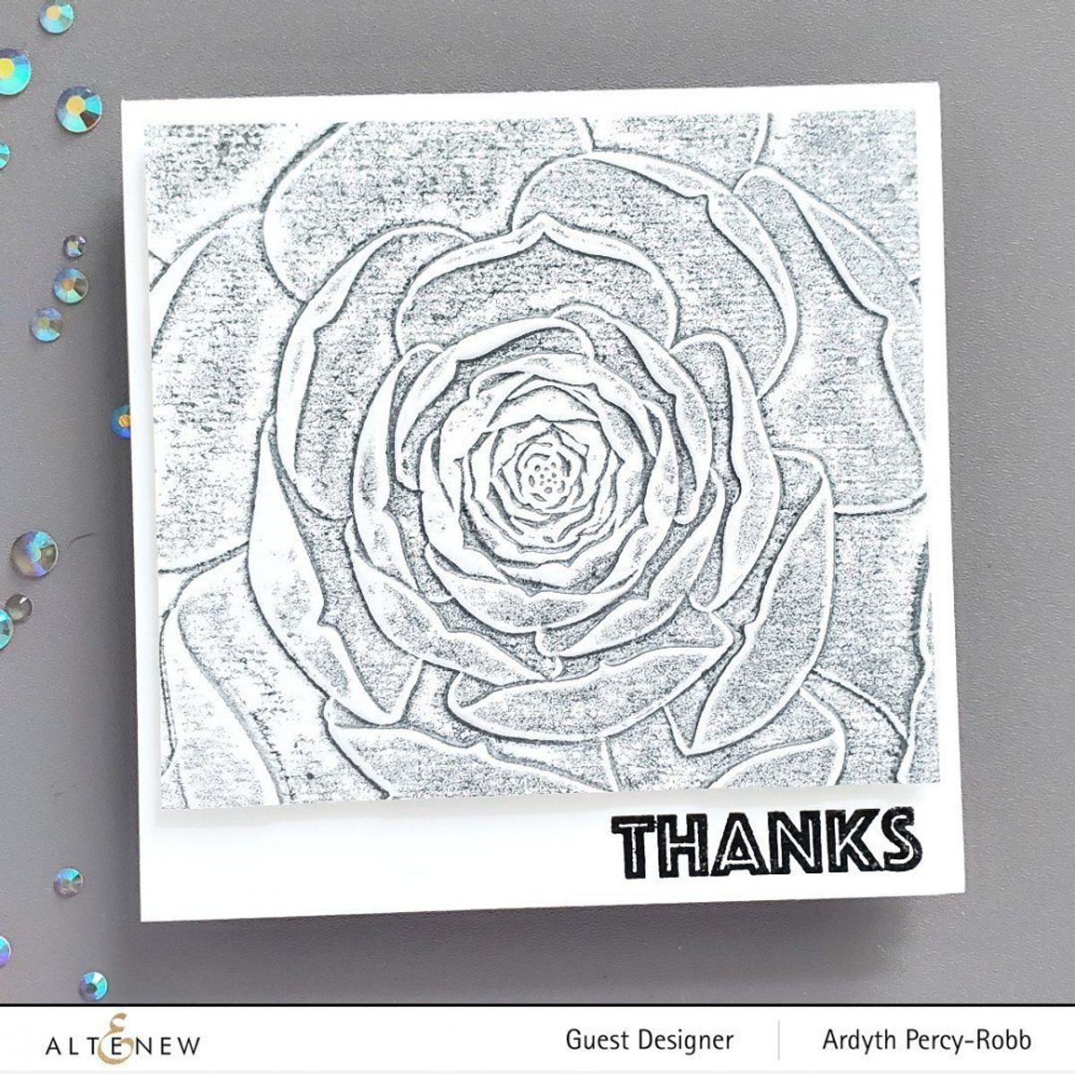 Altenew Mega Succulent 3D Embossing Folder