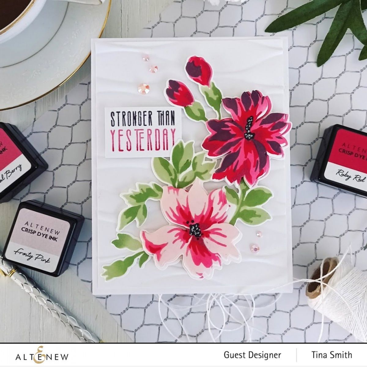 Altenew Bitterroot Flower Layering Stencil Set