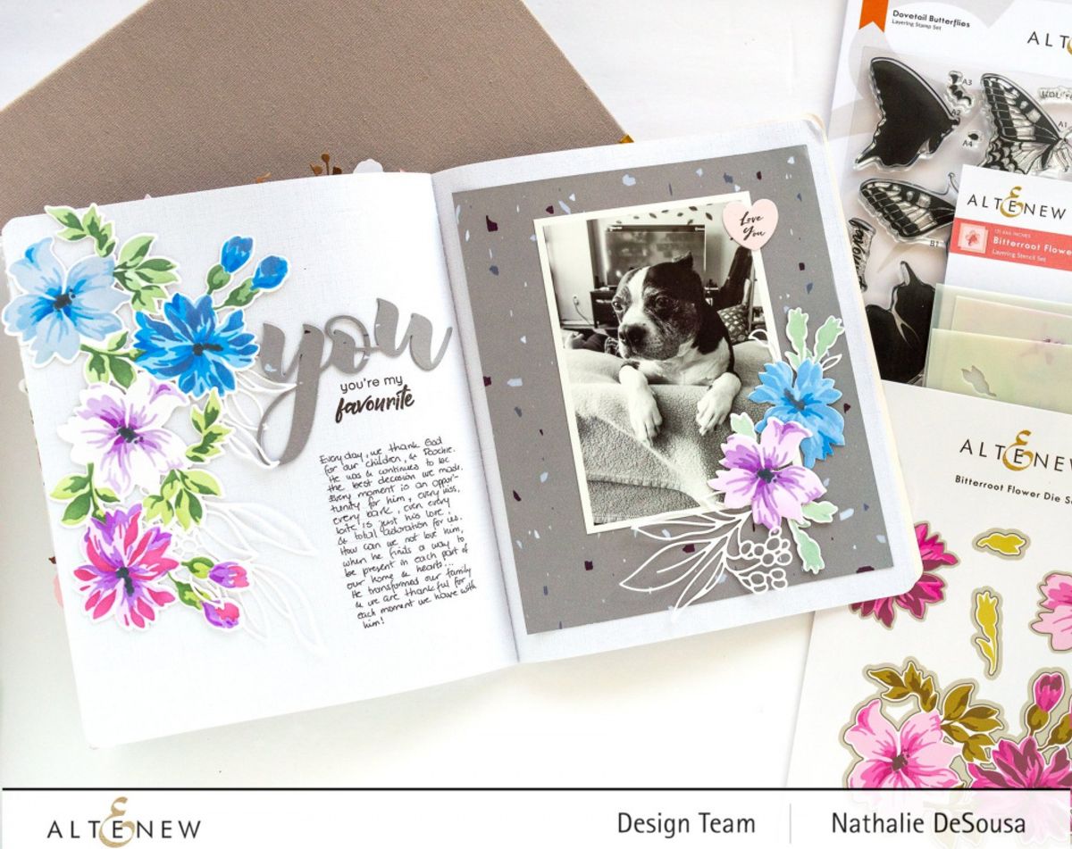 Altenew Bitterroot Flower Layering Stencil Set