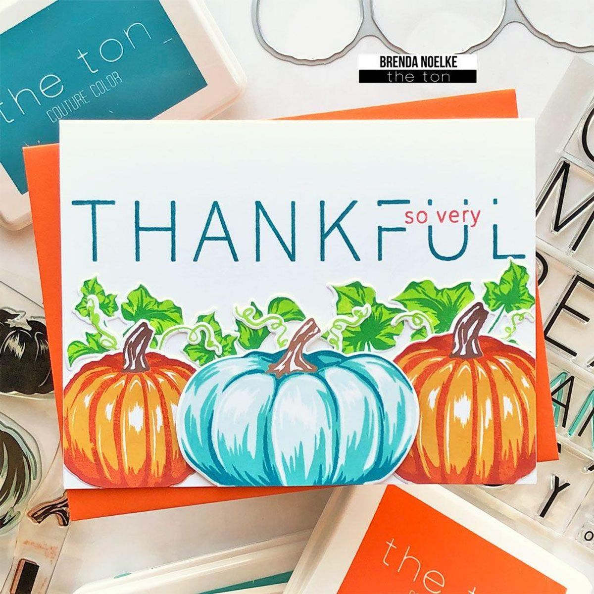The Ton Ella Pumpkins stamp & die bundle