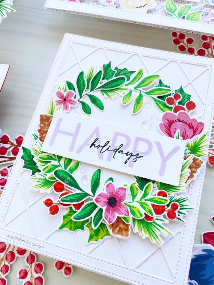 The Ton Wildflower Bits stamp & die bundle