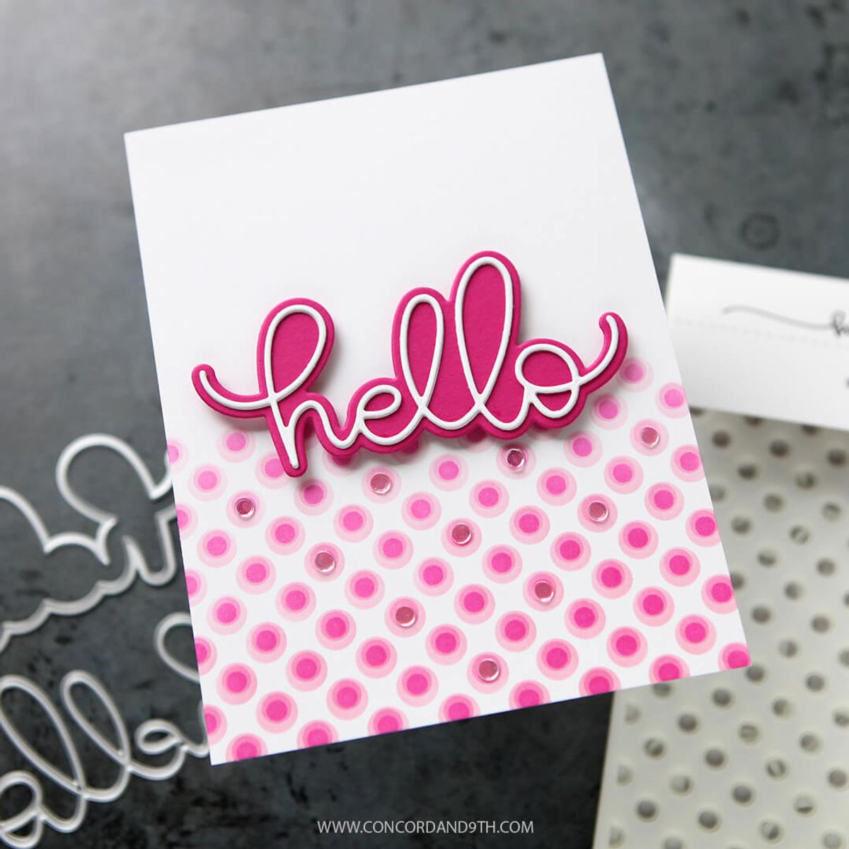 Kristina Werner Thick and Thin Hello Dies