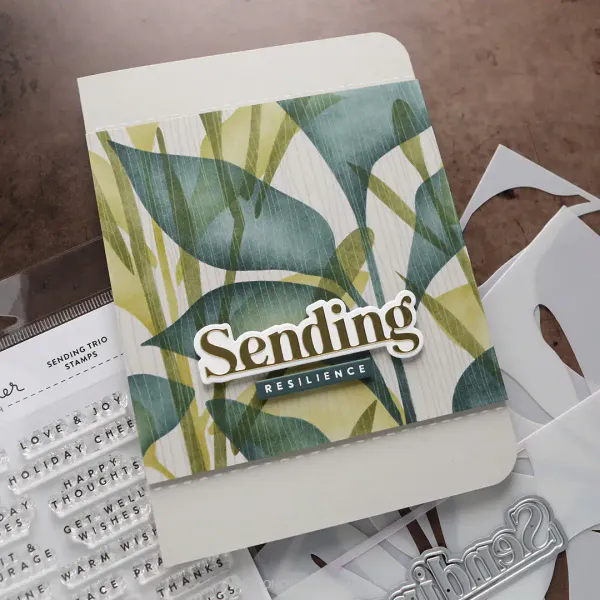 Hovedbilde Kristina Werner Botanic Shade Stencil Pack