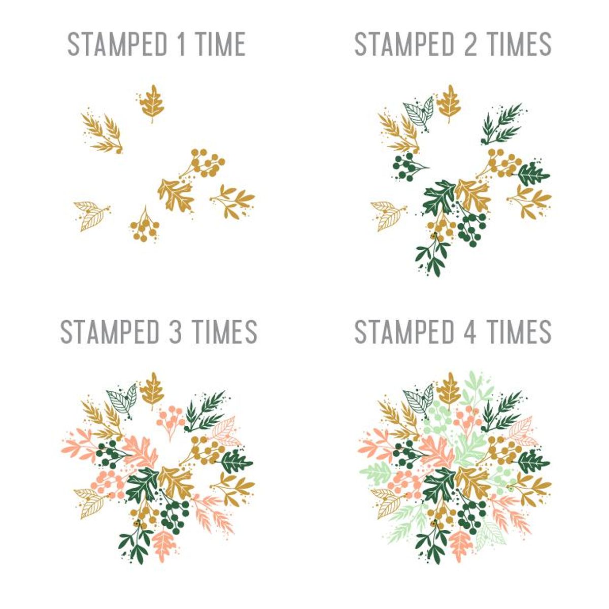Concord & 9th Harvest Wreath Turnabout Stamp Set