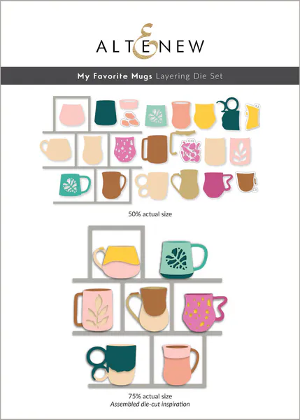 Hovedbilde My Favorite Mugs Layering Die Set