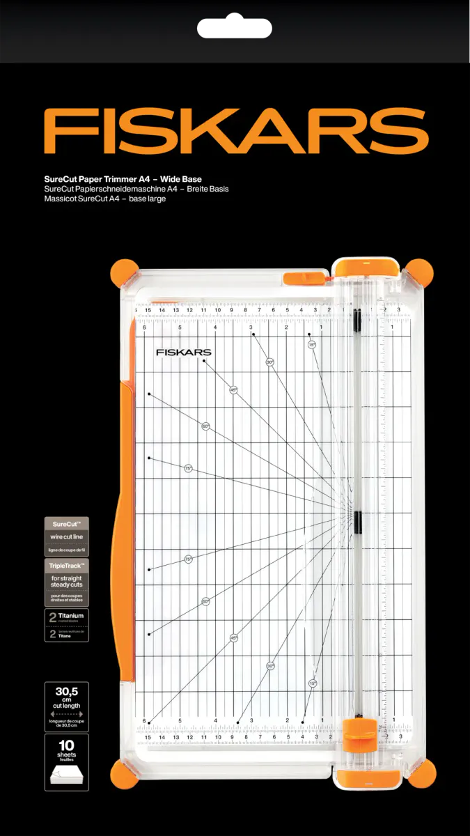 Fiskars Paper Trimmer SureCut A4 Wide Base