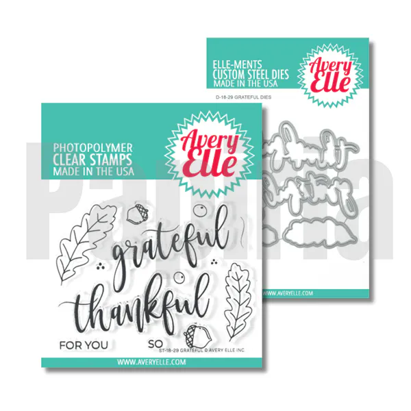 Hovedbilde Avery Elle Grateful Stamp & Die Set