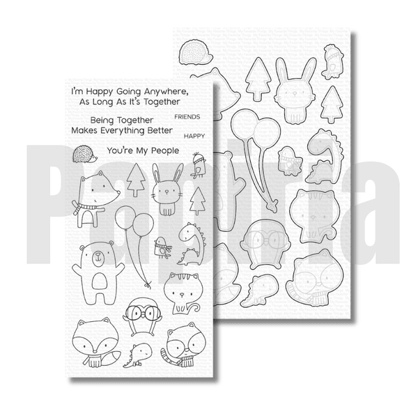 Hovedbilde MFT Better Together stamp and die set