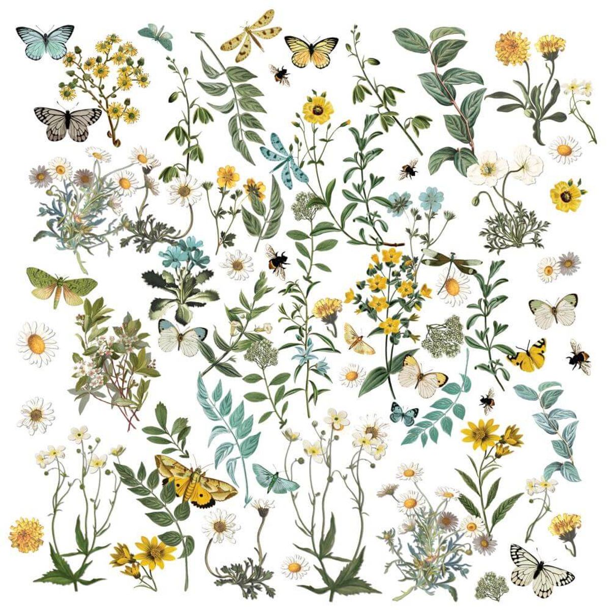 49 and Market Krafty Garden Laser Cut Wildflowers
