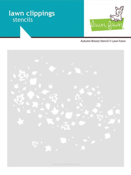 Hovedbilde Lawn Fawn Autumn Breeze Stencil