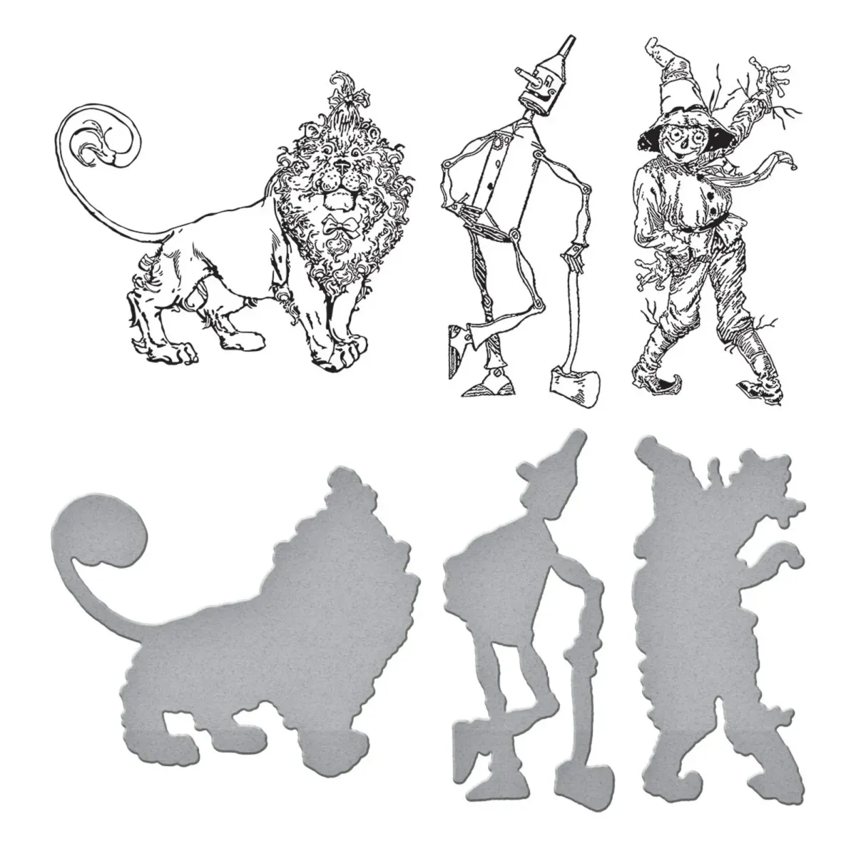 Spellbinders Wonder of Oz Pressplate & Die - Tin Man
