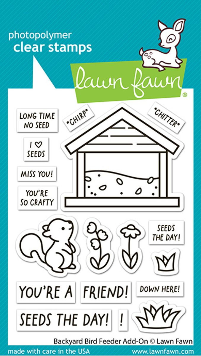 Lawn Fawn Backyard Bird Feeder Add-On Bundle