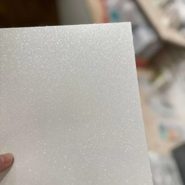 Hovedbilde Kort & Godt Glitterkartong hvit