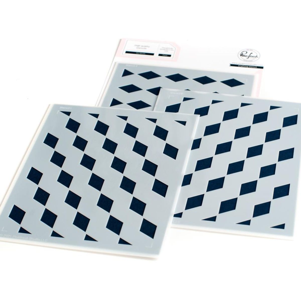 Pinkfresh Studio Geo Blocks Hot Foil Plate